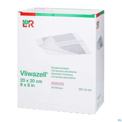 Vliwazell Saugkompresse Steril 20x 20cm 30st, A-Nr.: 3707467 - 02