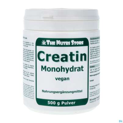 Sie sehen eine Packung Creatin Monohydrat Pulver 100% Rein 500g, Produktbild: 02 Creatin Monohydrat Pulver 100% Rein 500g, A-Nr.: 3204140 - 02