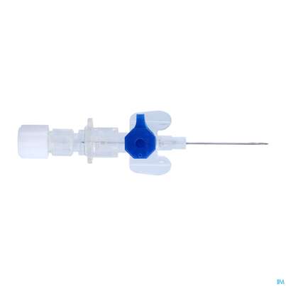 Sie sehen eine Packung Injektionsspritzen U.zubeh. Verweilkanuelen Vasofix Braunuele G22 25mm Blau 1st, Produktbild: 01 Injektionsspritzen U.zubeh. Verweilkanuelen Vasofix Braunuele G22 25mm Blau 1st, A-Nr.: 1192651 - 01