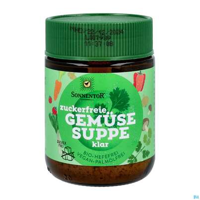 Sie sehen eine Packung Sonnentor Zuckerfreie Gemuesesuppe Glas 01475 120g, Produktbild: 02 Sonnentor Zuckerfreie Gemuesesuppe Glas 01475 120g, A-Nr.: 5227151 - 02