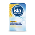 Sie sehen eine Packung isla med akut Zitrus-Honig Halspastillen 50 Stück, Produktbild: 02 isla med akut Zitrus-Honig Halspastillen 50 Stück, A-Nr.: 5817705 - 02