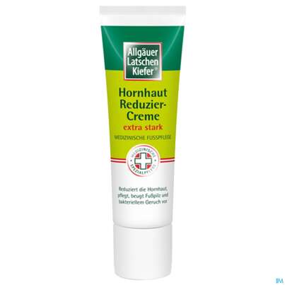 Sie sehen eine Packung Allgaeuer Latschenkiefer Hornhaut Reduzier-creme Extra Stark Neu 30ml, Produktbild: 06 Allgaeuer Latschenkiefer Hornhaut Reduzier-creme Extra Stark Neu 30ml, A-Nr.: 4834848 - 06
