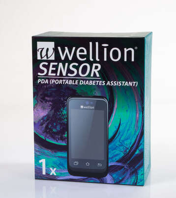 Sie sehen eine Packung Wellion SENSOR PDA, Produktbild: 01 Wellion SENSOR PDA, A-Nr.: 5662970 - 01