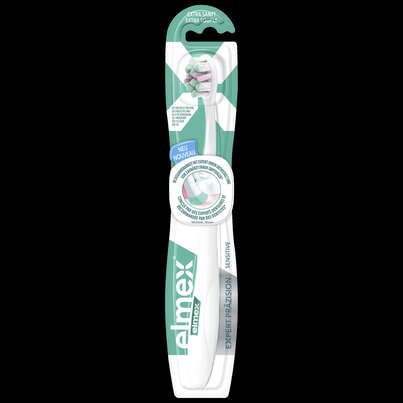 Sie sehen eine Packung elmex® Expert Präzision Sensitive Zahnbürste, extra sanft, Produktbild: 01 elmex® Expert Präzision Sensitive Zahnbürste, extra sanft, A-Nr.: 5904924 - 01