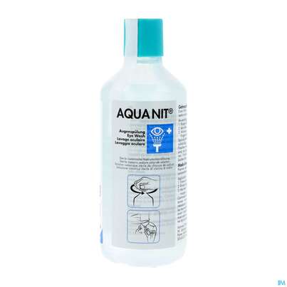 Sie sehen eine Packung Augensofortspuelung Aquanit Sterilwasser Flüssig 250ml, Produktbild: 02 Augensofortspuelung Aquanit Sterilwasser Flüssig 250ml, A-Nr.: 1783458 - 02