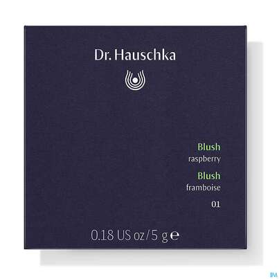 Sie sehen eine Packung Dr. Hauschka Blush 01 Raspberry 5g, Produktbild: 01 Dr. Hauschka Blush 01 Raspberry 5g, A-Nr.: 5467659 - 01