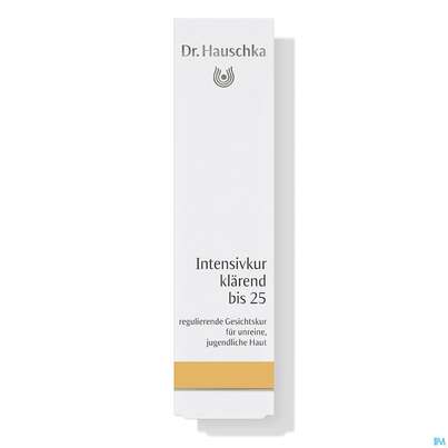 Sie sehen eine Packung Dr. Hauschka Intensivkur Klärend Bis 25 40ml, Produktbild: 01 Dr. Hauschka Intensivkur Klärend Bis 25 40ml, A-Nr.: 3251091 - 01