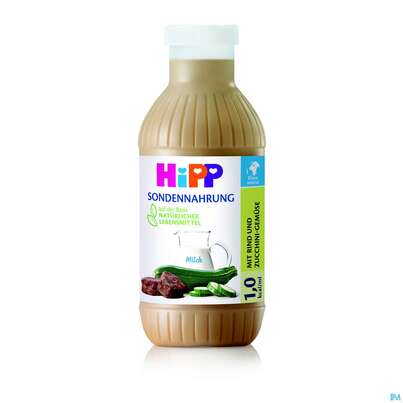 Sie sehen eine Packung Hipp/sondennahrung Ab 1 Jahr Rind Zuchini-gemuese 1,0 Kcal/ml 0,5l 2611- 12st, Produktbild: 01 Hipp/sondennahrung Ab 1 Jahr Rind Zuchini-gemuese 1,0 Kcal/ml 0,5l 2611- 12st, A-Nr.: 4353250 - 01