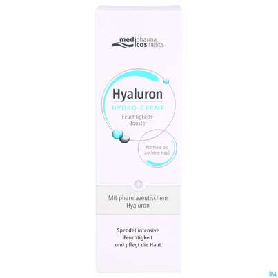 Sie sehen eine Packung Hyaluron Hydro-creme 200ml, Produktbild: 01 Hyaluron Hydro-creme 200ml, A-Nr.: 4890522 - 01