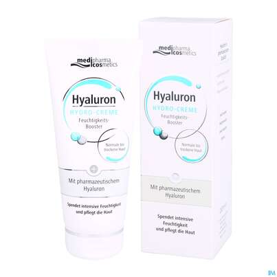Sie sehen eine Packung Hyaluron Hydro-creme 200ml, Produktbild: 04 Hyaluron Hydro-creme 200ml, A-Nr.: 4890522 - 04