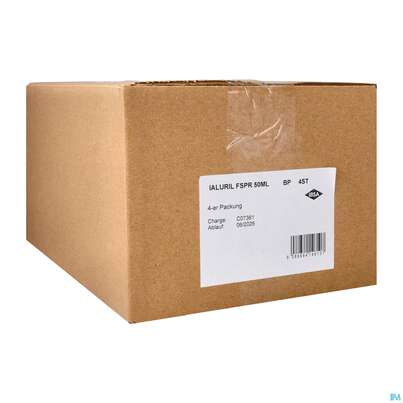 Sie sehen eine Packung Ialuril Fertigspritze 50ml Bp 4st, Produktbild: 02 Ialuril Fertigspritze 50ml Bp 4st, A-Nr.: 4146108 - 02