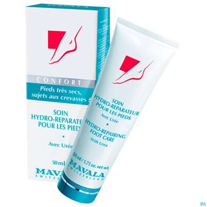 Sie sehen eine Packung Mavala Fuss-creme Hydro Regenerierend 50ml, Produktbild: 01 Mavala Fuss-creme Hydro Regenerierend 50ml, A-Nr.: 4020175 - 01