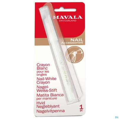 Sie sehen eine Packung Mavala Nagel Weiss Stift 1st, Produktbild: 01 Mavala Nagel Weiss Stift 1st, A-Nr.: 3054539 - 01