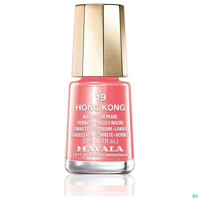 Sie sehen eine Packung Mavala Nagellacke 19 Hong Kong 5ml, Produktbild: 01 Mavala Nagellacke 19 Hong Kong 5ml, A-Nr.: 3652246 - 01