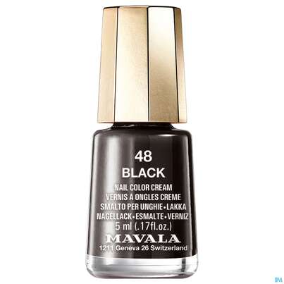 Sie sehen eine Packung Mavala Nagellacke 48 Schwarz 5ml, Produktbild: 01 Mavala Nagellacke 48 Schwarz 5ml, A-Nr.: 3652482 - 01
