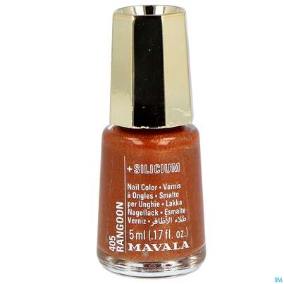 Sie sehen eine Packung Mavala Nagellacke +si 405 Rangoon 5ml, Produktbild: 01 Mavala Nagellacke +si 405 Rangoon 5ml, A-Nr.: 5570802 - 01