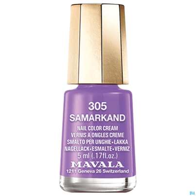 Sie sehen eine Packung Mavala Nagellacke 305 Samarkand 5ml, Produktbild: 02 Mavala Nagellacke 305 Samarkand 5ml, A-Nr.: 4097255 - 02