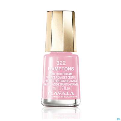 Sie sehen eine Packung Mavala Nagellacke 322 Hamptons 5ml, Produktbild: 02 Mavala Nagellacke 322 Hamptons 5ml, A-Nr.: 5426241 - 02