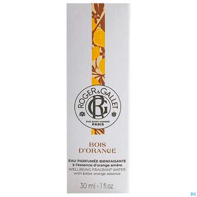 Sie sehen eine Packung Roger&gallet Bois D'orange Duftendes Wohlfühl-wasser 30ml, Produktbild: 03 Roger&gallet Bois D'orange Duftendes Wohlfühl-wasser 30ml, A-Nr.: 5668530 - 03