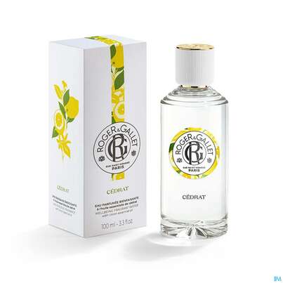 Sie sehen eine Packung Roger&gallet Cédrat Duftendes Wohlfühl-wasser 100ml, Produktbild: 16 Roger&gallet Cédrat Duftendes Wohlfühl-wasser 100ml, A-Nr.: 5668932 - 16