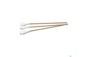Wattestaebchen Holz 15cm Kopf Gross 10mm 71030 50st, A-Nr.: 4518248 - 01
