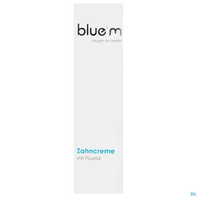 Sie sehen eine Packung Zahncreme Bluem +fluorid Bmtpp75 75ml, Produktbild: 01 Zahncreme Bluem +fluorid Bmtpp75 75ml, A-Nr.: 4847288 - 01