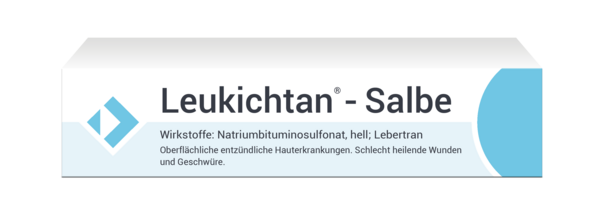 Sie sehen eine Packung LEUKICHTAN® Salbe, Produktbild: 01 LEUKICHTAN® Salbe, A-Nr.: 1294328 - 01