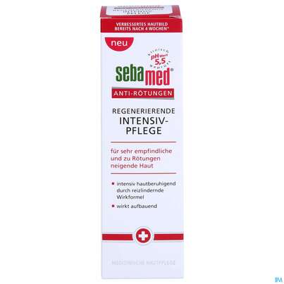 Sie sehen eine Packung Sebamed Anti Roetungen Intensivpflege 50ml, Produktbild: 01 Sebamed Anti Roetungen Intensivpflege 50ml, A-Nr.: 5441045 - 01