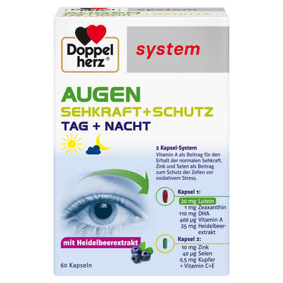 Doppelherz system AUGEN SEHKRAFT + SCHUTZ - TAG + NACHT, A-Nr.: 3448445 - 01