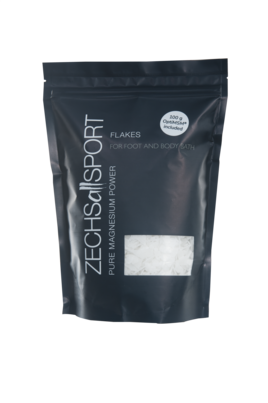 Sie sehen eine Packung ZECHSallSPORT Magnesium-Flakes, Produktbild: 01 ZECHSallSPORT Magnesium-Flakes, A-Nr.: 4622098 - 01