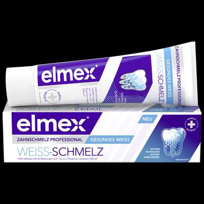 elmex® Zahnschmelz Professional Weiss-Schmelz Zahncreme, A-Nr.: 5817728 - 01