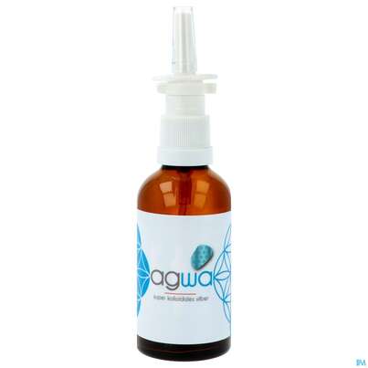 Sie sehen eine Packung Agwa Kolloidales/silber Silberwasser Pumpspray Sks 2 50ml, Produktbild: 01 Agwa Kolloidales/silber Silberwasser Pumpspray Sks 2 50ml, A-Nr.: 4196388 - 01