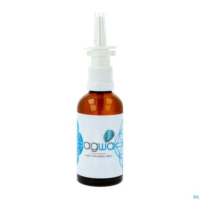 Sie sehen eine Packung Agwa Kolloidales/silber Silberwasser Pumpspray Sks 2 50ml, Produktbild: 02 Agwa Kolloidales/silber Silberwasser Pumpspray Sks 2 50ml, A-Nr.: 4196388 - 02