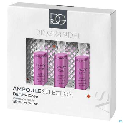 Sie sehen eine Packung Dr.grandel Professional Collection Ampulle 3x3ml Beauty Date 41666 9ml, Produktbild: 02 Dr.grandel Professional Collection Ampulle 3x3ml Beauty Date 41666 9ml, A-Nr.: 4792736 - 02