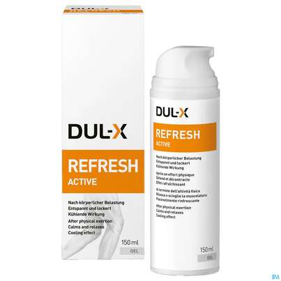 Sie sehen eine Packung Dul-x Gel-creme Refresh Active 150ml, Produktbild: 02 Dul-x Gel-creme Refresh Active 150ml, A-Nr.: 5771280 - 02