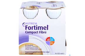 Fortimel/compact/fibre 125ml Vitalflasche Mocca 24st, A-Nr.: 3797921 - 01