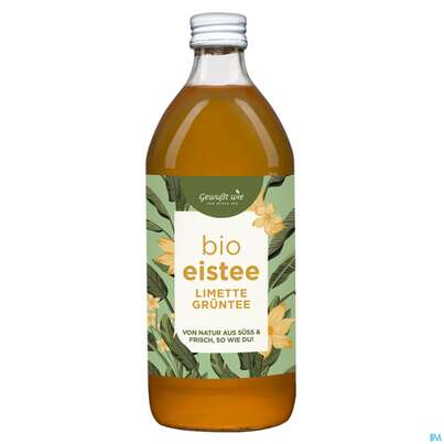 Sie sehen eine Packung Gewusst Wie Bio Eistee Limette Gruen- Tee 330ml, Produktbild: 02 Gewusst Wie Bio Eistee Limette Gruen- Tee 330ml, A-Nr.: 5789759 - 02