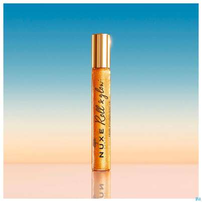 Sie sehen eine Packung Nuxe Xmas/2023/hp Or Roll&glow Huile Prodigieuse Or Roll +glow 8ml, Produktbild: 07 Nuxe Xmas/2023/hp Or Roll&glow Huile Prodigieuse Or Roll +glow 8ml, A-Nr.: 5821026 - 07