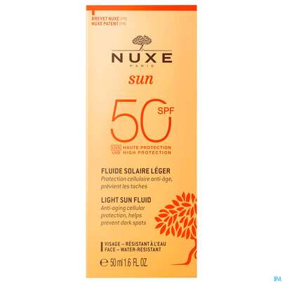 Sonnenprodukte Nuxe Sun Fluid Spf50 Face Gesichtsfluid 50ml, A-Nr.: 5301367 - 01