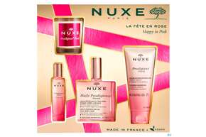 Nuxe Xmas/2023/happy In Pink Hp Oel Fl100 +douche 100 Flüssig Parfum 15ml +kerze Flora 1st, A-Nr.: 5808824 - 01