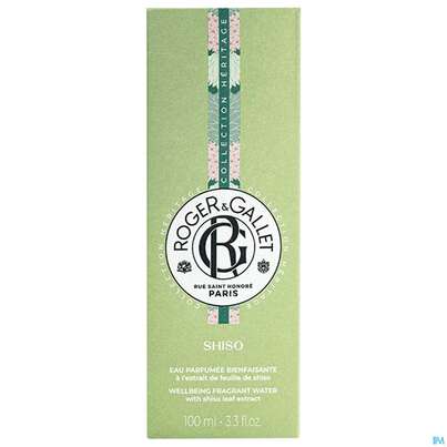 Sie sehen eine Packung Roger & Gallet Heritage Shiso Neu 100ml, Produktbild: 01 Roger & Gallet Heritage Shiso Neu 100ml, A-Nr.: 5721721 - 01
