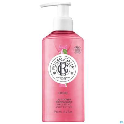 Sie sehen eine Packung Roger & Gallet Rose Wellbeing Body Lotion 250ml, Produktbild: 02 Roger & Gallet Rose Wellbeing Body Lotion 250ml, A-Nr.: 5715459 - 02