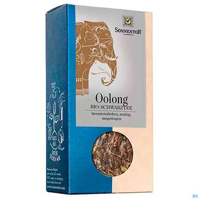 Sie sehen eine Packung Sonnentor Schwarztee Bio Oolong Lose Auslaufend 00636 40g, Produktbild: 01 Sonnentor Schwarztee Bio Oolong Lose Auslaufend 00636 40g, A-Nr.: 5056198 - 01
