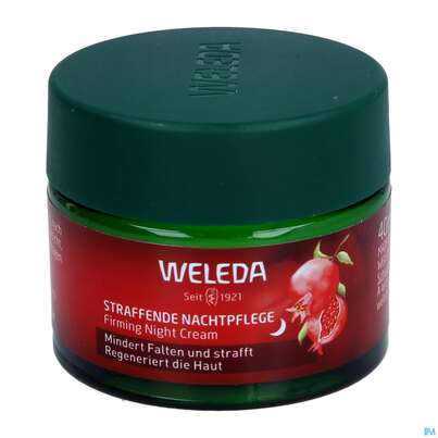 Sie sehen eine Packung Weleda Granatapfel/+maca Peptide Straffende Nachtpflege 40ml, Produktbild: 07 Weleda Granatapfel/+maca Peptide Straffende Nachtpflege 40ml, A-Nr.: 5652693 - 07