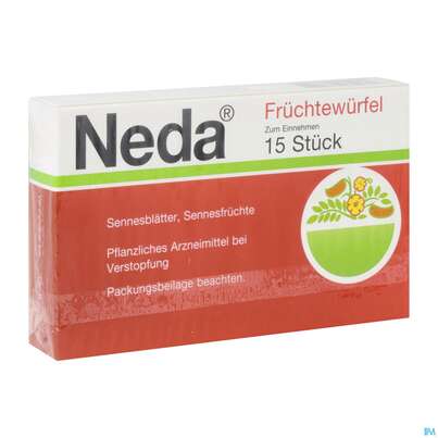 Sie sehen eine Packung Neda Fruechtewuerfel 15st, Produktbild: 02 Neda Fruechtewuerfel 15st, A-Nr.: 0037049 - 02