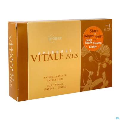 Biobee Apiboost Trinkampulle Vitale/plus Natur Energie Shot 20st, A-Nr.: 5835726 - 02