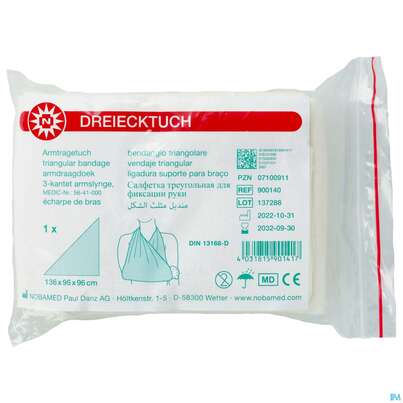 Sie sehen eine Packung Dreiecktuecher Eurohelp/armtragetuch Zellwolle Rohweiss 136x96x96cm 1st, Produktbild: 01 Dreiecktuecher Eurohelp/armtragetuch Zellwolle Rohweiss 136x96x96cm 1st, A-Nr.: 2370178 - 01