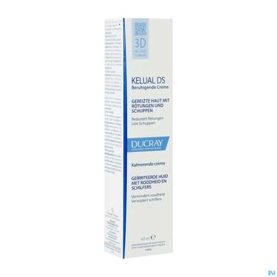 Sie sehen eine Packung Ducray Kelual Ds Creme Neu 40ml, Produktbild: 02 Ducray Kelual Ds Creme Neu 40ml, A-Nr.: 5862232 - 02