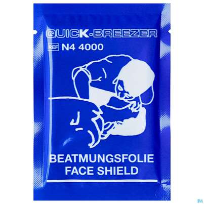 Sie sehen eine Packung Erste Hilfe Belebungsschutzmaske 1st, Produktbild: 01 Erste Hilfe Belebungsschutzmaske 1st, A-Nr.: 1519336 - 01