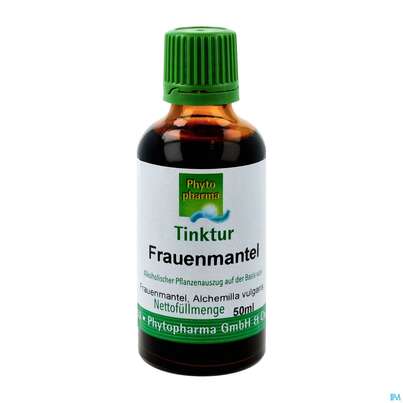 Sie sehen eine Packung Frauenmantel Tinktur Phytopharma 50ml, Produktbild: 02 Frauenmantel Tinktur Phytopharma 50ml, A-Nr.: 3107649 - 02